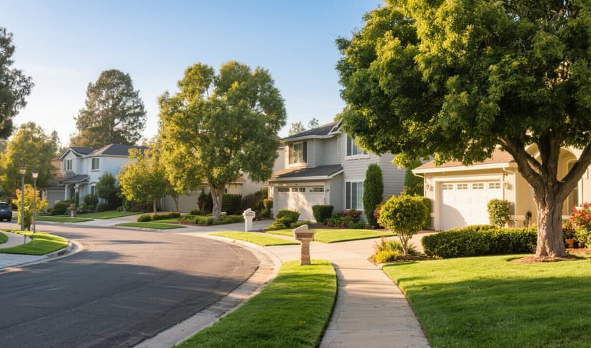 Professional gutter maintenance on a Rocklin home
