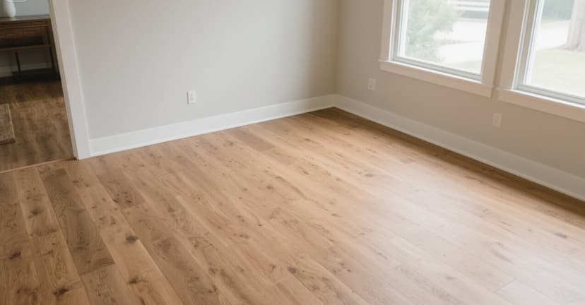 Luxurious vinyl plank flooring