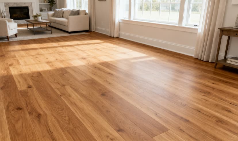 Natural tone vinyl plank